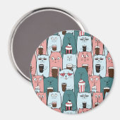 Cute Cats Magneet (Voorkant / Achterkant)