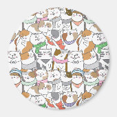 Cute Cats Magnet (Voorkant)