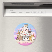 Cute Cats Magnet (Insitu (Vaatwasser))