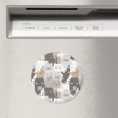 Cute Cats Magnet (Insitu (Vaatwasser))