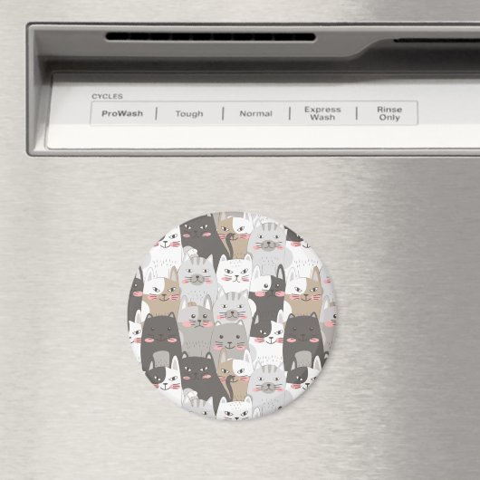 Cute Cats Magnet (Insitu (Vaatwasser))