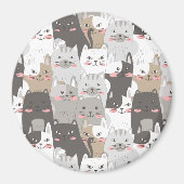 Cute Cats Magnet (Voorkant)