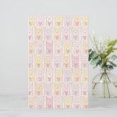 Cute Cats met liefhebbende harten Briefpapier (Staand voorkant)