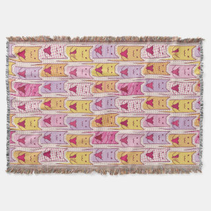 Cute Cats met liefhebbende harten Deken