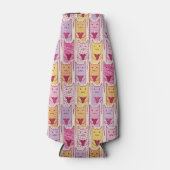 Cute Cats met liefhebbende harten Flesjeskoeler (Voorkant)