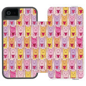 Cute Cats met liefhebbende harten Incipio iPhone Portemonnee Hoesje (Agenda Open)