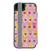 Cute Cats met liefhebbende harten Incipio iPhone Portemonnee Hoesje (Agenda Achterkant)