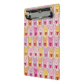 Cute Cats met liefhebbende harten Mini Klembord (Angled2)