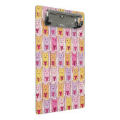Cute Cats met liefhebbende harten Mini Klembord (Schuin)
