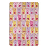 Cute Cats met liefhebbende harten Mini Klembord (Achterkant)