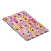 Cute Cats met liefhebbende harten Notitieboek (Rechterzijde)