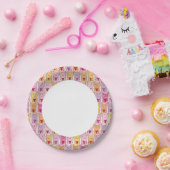 Cute Cats met liefhebbende harten Papieren Bordje (Feest)