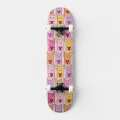 Cute Cats met liefhebbende harten Skateboard (Voorkant)