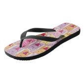 Cute Cats met liefhebbende harten Teenslippers (Schuin)