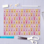 Cute Cats met liefhebbende harten Tissuepapier (Craft)