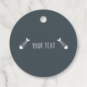 Cute Cats Modern Patroon Bedankjes Labels (Achterkant)