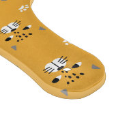 Cute Cats Modern Pattern Personalized Snijplank (Hoek)