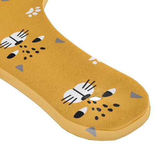 Cute Cats Modern Pattern Personalized Snijplank (Hoek)