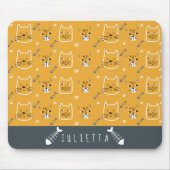Cute Cats Modern Personalized Patroon Muismat (Voorkant)