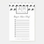 Cute Cats Monochrome Black en White Post-it® Notes (Voorkant)