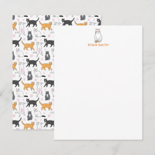 Cute Cats Notitiekaartje