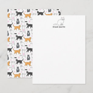 Cute Cats Notitiekaartje