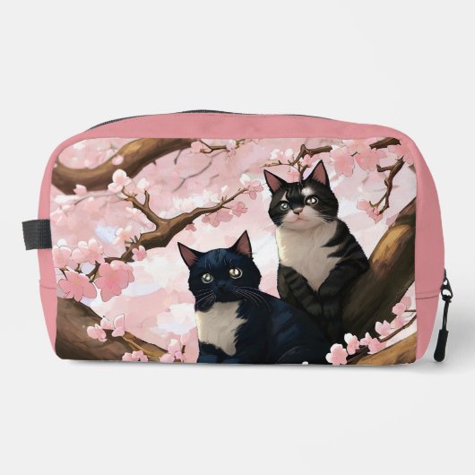 Cute Cats on the Cherry Blossom Tree Toilettasje (Voorkant)