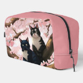 Cute Cats on the Cherry Blossom Tree Toilettasje (Rechterhoek)