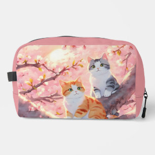 Cute Cats on the Cherry Blossom Tree Toilettasje