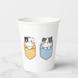 Cute Cats Papieren Bekers