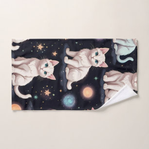Cute Cats Pattern Bad Handdoek