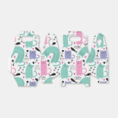 Cute Cats Pattern Bedankdoosjes (Uitgevouwen)