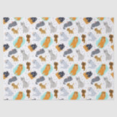 Cute cats Pattern Birthday for Cats Tissuepapier (Voorkant)