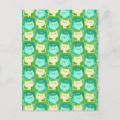 Cute Cats Pattern Briefkaart (Voorkant)