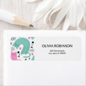 Cute Cats Pattern Etiket (Insitu)