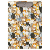 Cute Cats Pattern Klembord (Voorkant)