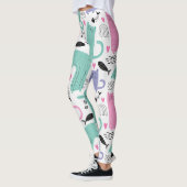 Cute Cats Pattern Leggings (Links)
