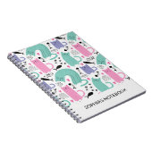 Cute Cats Pattern Notitieboek (Rechterzijde)