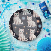 Cute Cats Pattern Papieren Bordje (Feest)