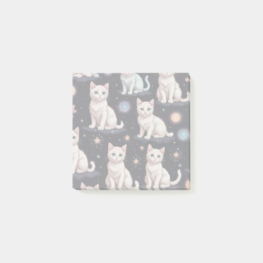 Cute Cats Pattern Post-it® Notes (Voorkant)