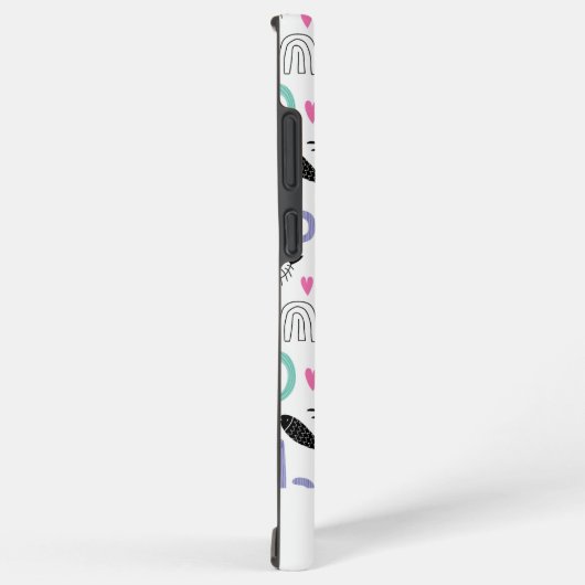 Cute Cats Pattern Samsung Galaxy Hoesje (Rechterkant)