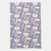 Cute Cats Pattern Theedoek (Verticaal)