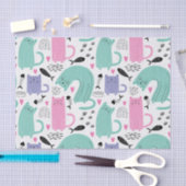 Cute Cats Pattern Tissuepapier (Craft)