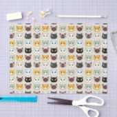 Cute Cats Pattern Tissuepapier (Craft)