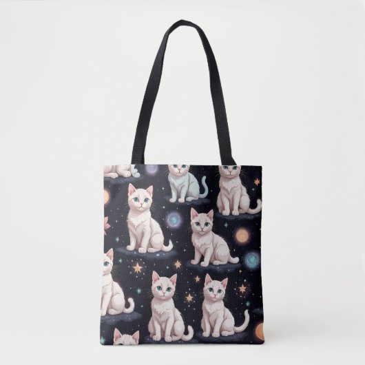 Cute Cats Pattern Tote Bag (Voorkant)