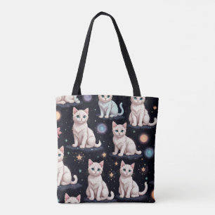 Cute Cats Pattern Tote Bag