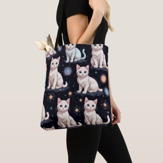 Cute Cats Pattern Tote Bag (Dichtbij)