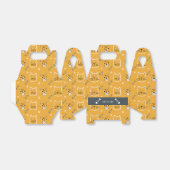 Cute Cats Personalized Modern Pattern Bedankdoosjes (Uitgevouwen)