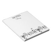 Cute Cats Personalized Notepad Notitieblok (Schuin)