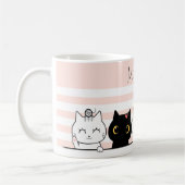 Cute Cats Persoonlijk Koffiemok (Links)
